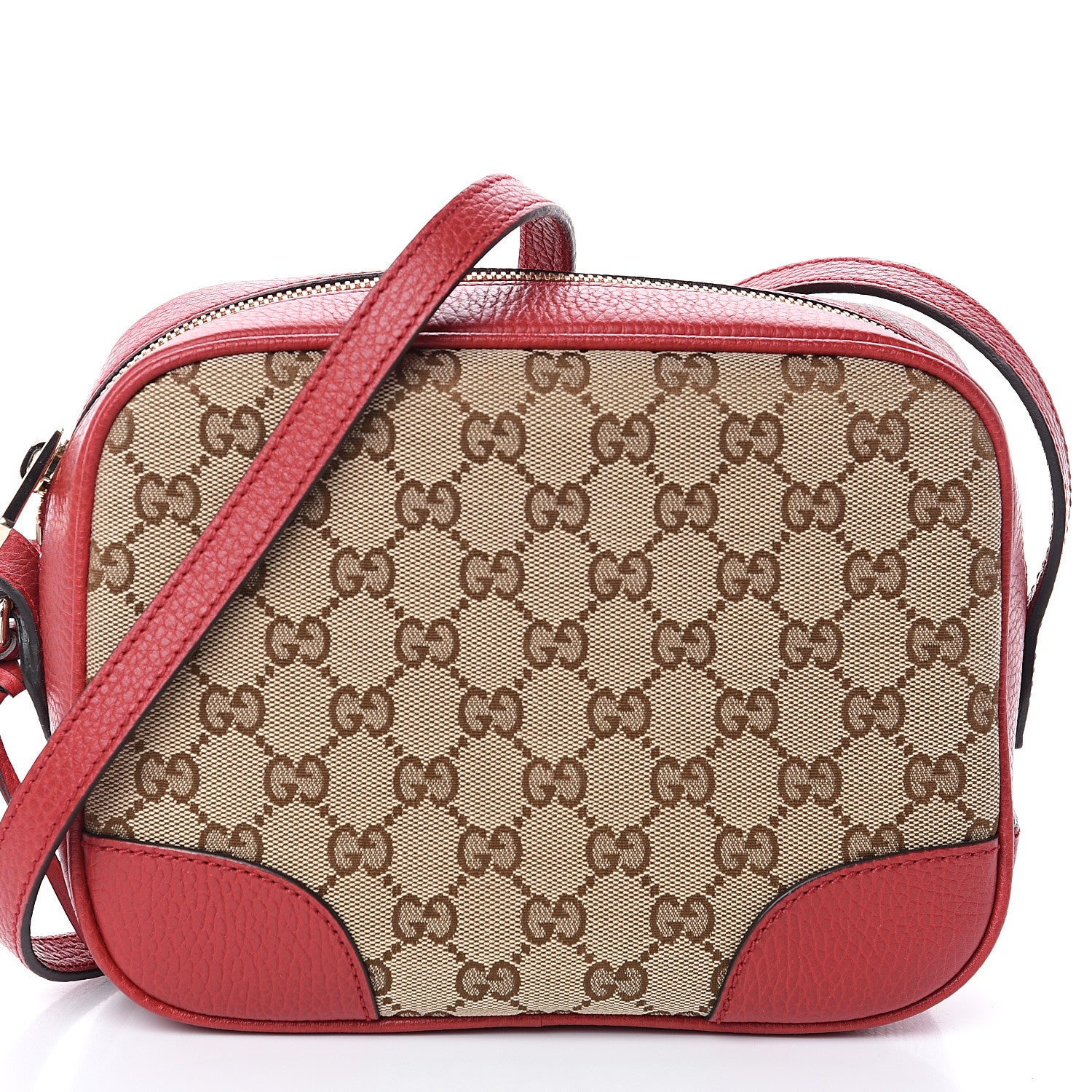 Gucci Monogram Mini Bree Messenger Bag Red 6 of 8