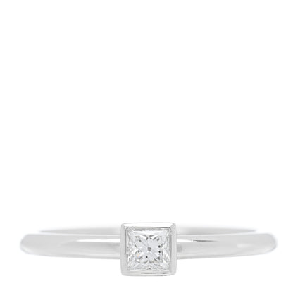Tiffany Platinum Diamond .15ct Princess Cut Diamond Engagement Ring 49 4.75 1 of 4