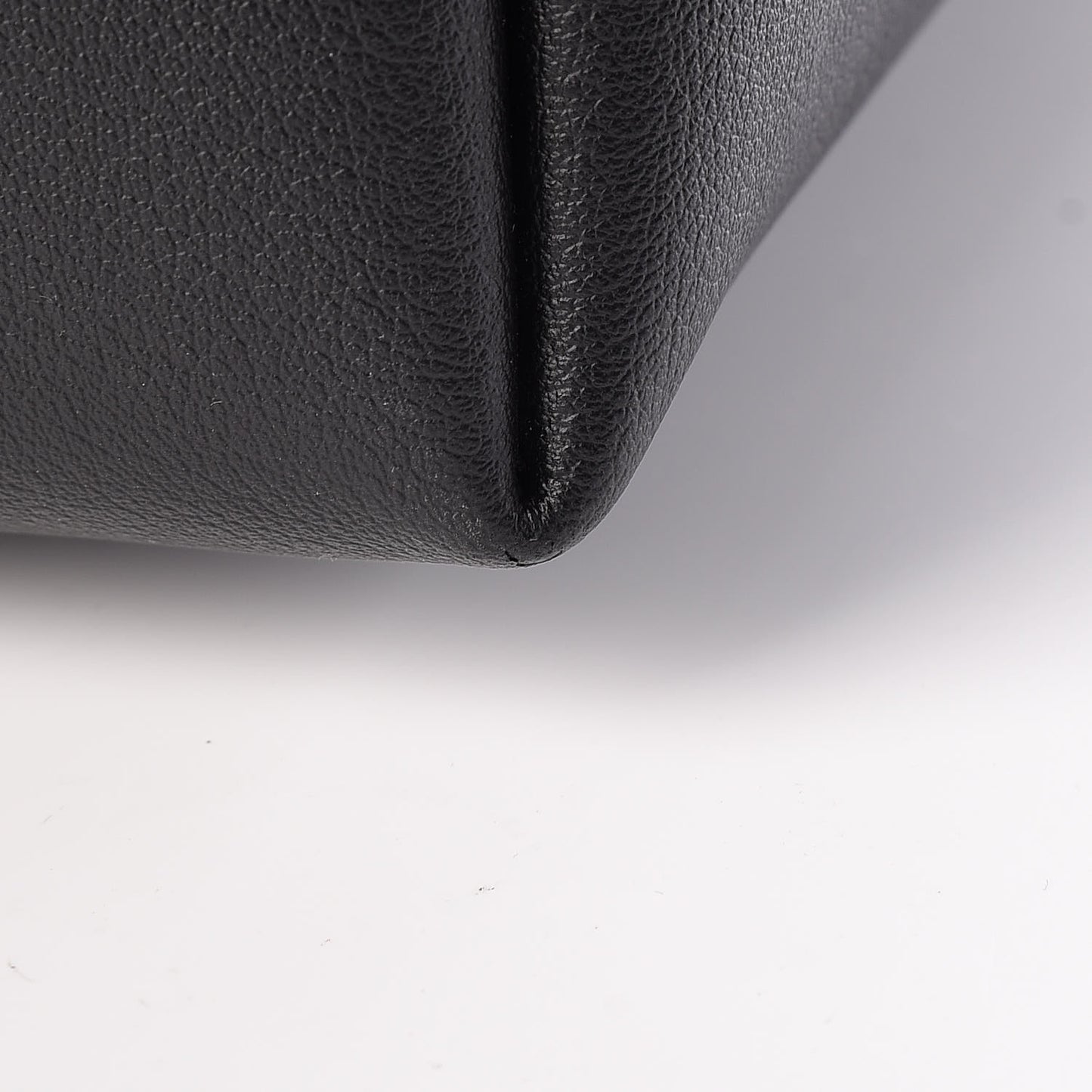 Calfskin Large Shopping Tote Black