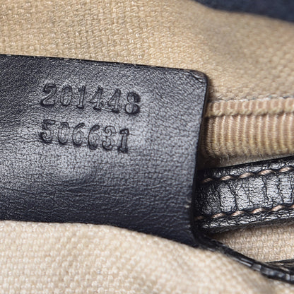 Gucci GG Plus Monogram Selleria Calfskin Medium Messenger Bag Beige Blue 7 of 15
