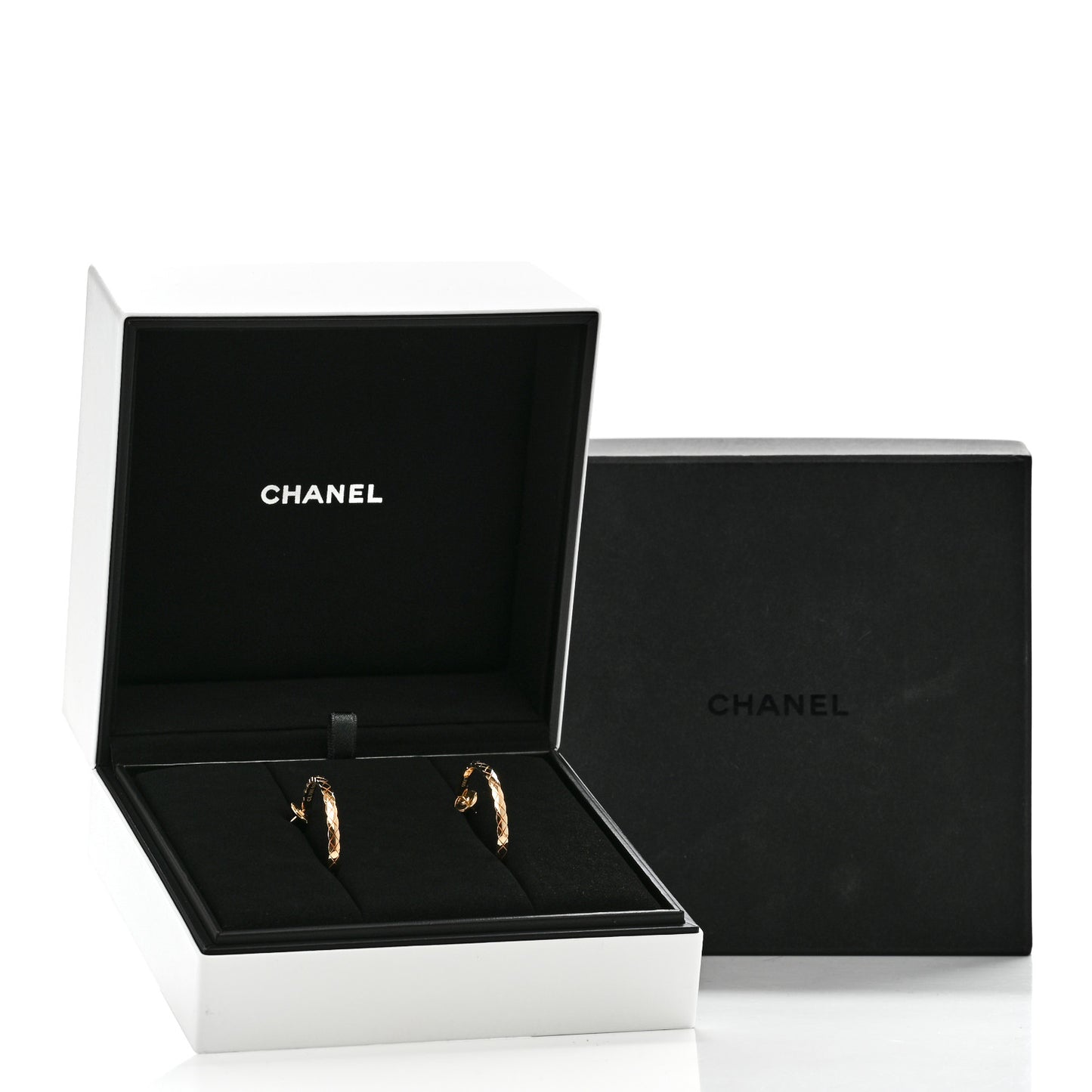 18K Yellow Gold Large Coco Crush Hoop Earrings