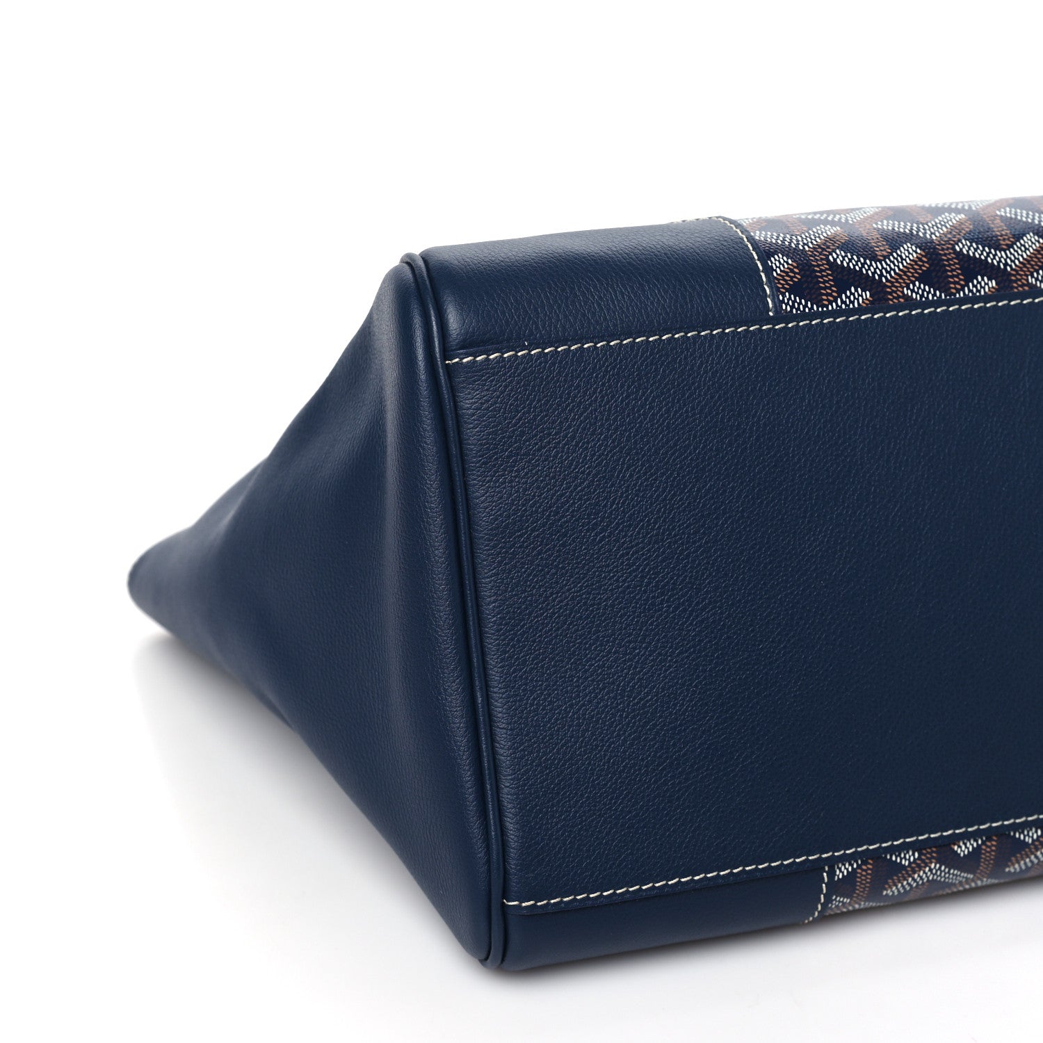 Goyard Goyardine Saigon Tote Navy 7 of 8