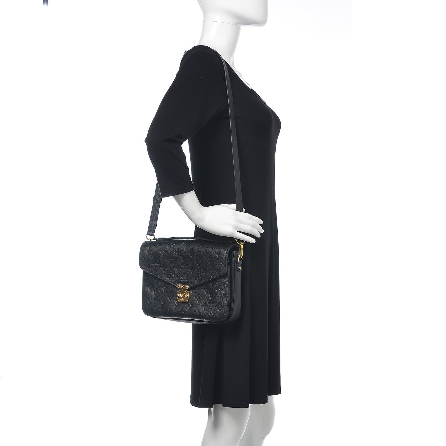 Louis Vuitton Empreinte Pochette Metis Black 2 of 10