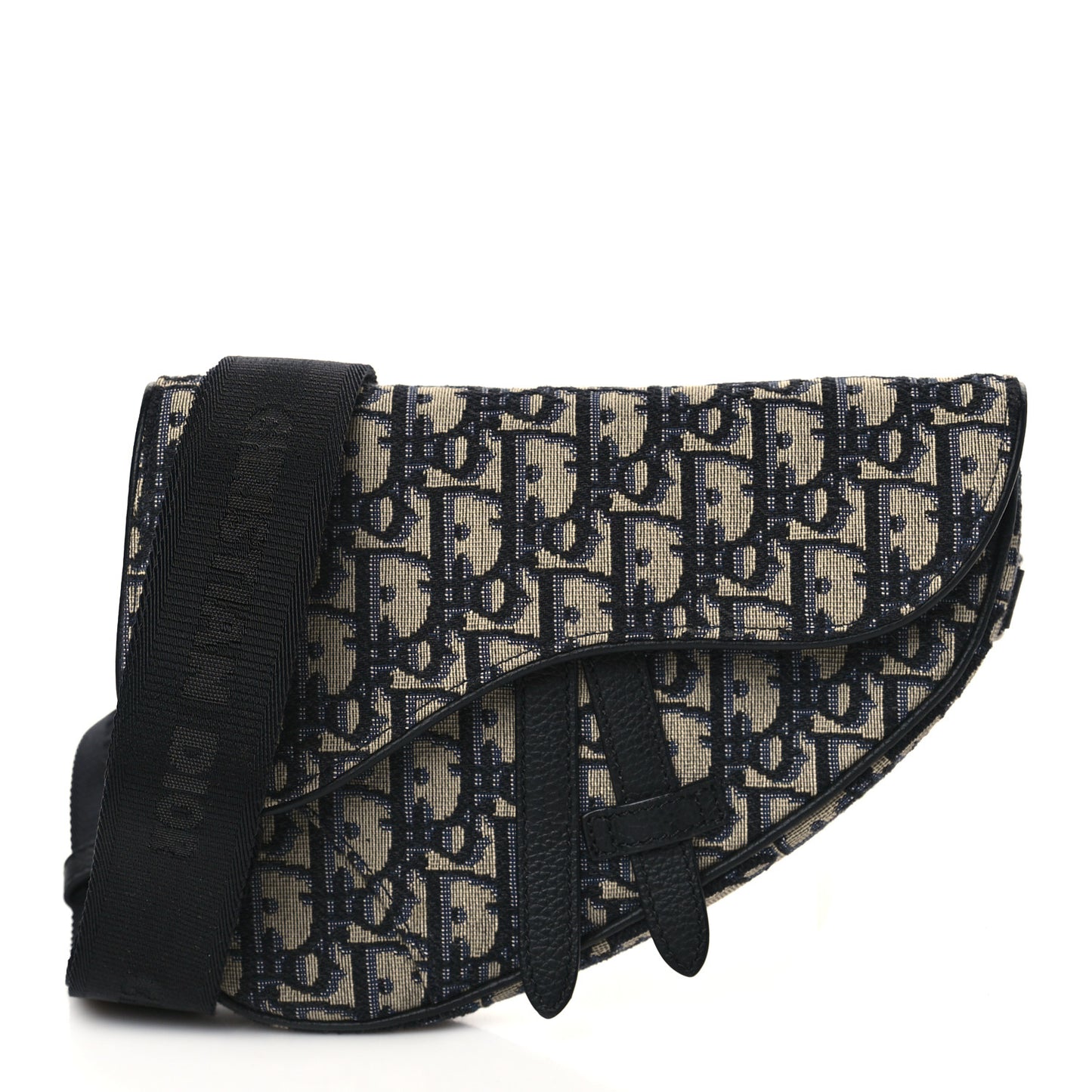 Oblique Mens Mini Saddle Bag Blue