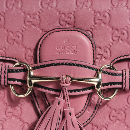 Gucci Guccissima Medium Emily Chain Shoulder Bag Peonia Flower 9 of 9