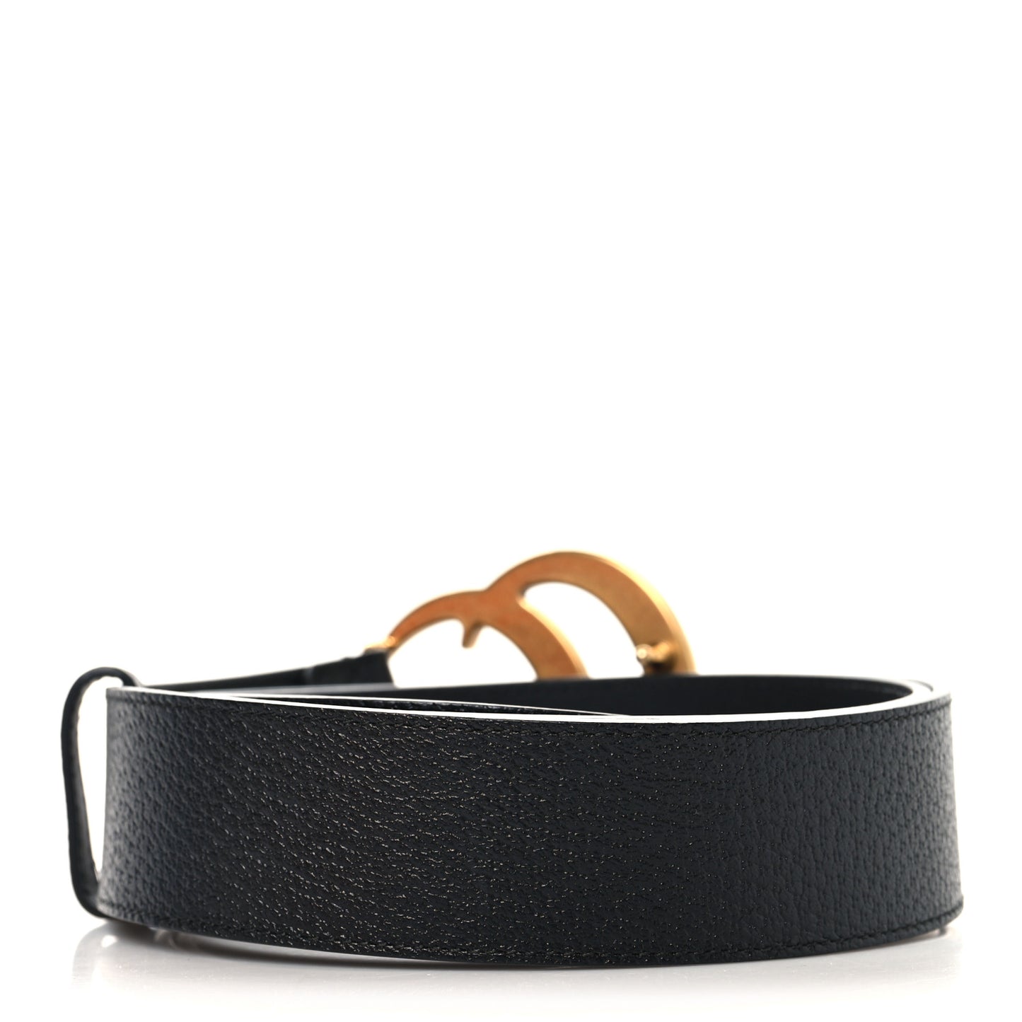 Textured Calfskin Double G 40mm Belt 95 38 Black