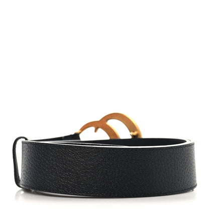 Gucci Textured Calfskin Double G 40mm Belt 95 38 Black 2 of 5