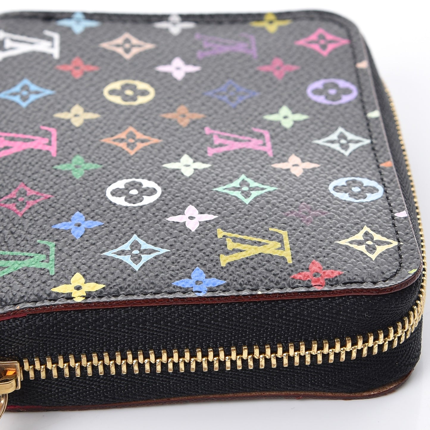 Monogram Multicolor Zippy Coin Purse Black Grenade