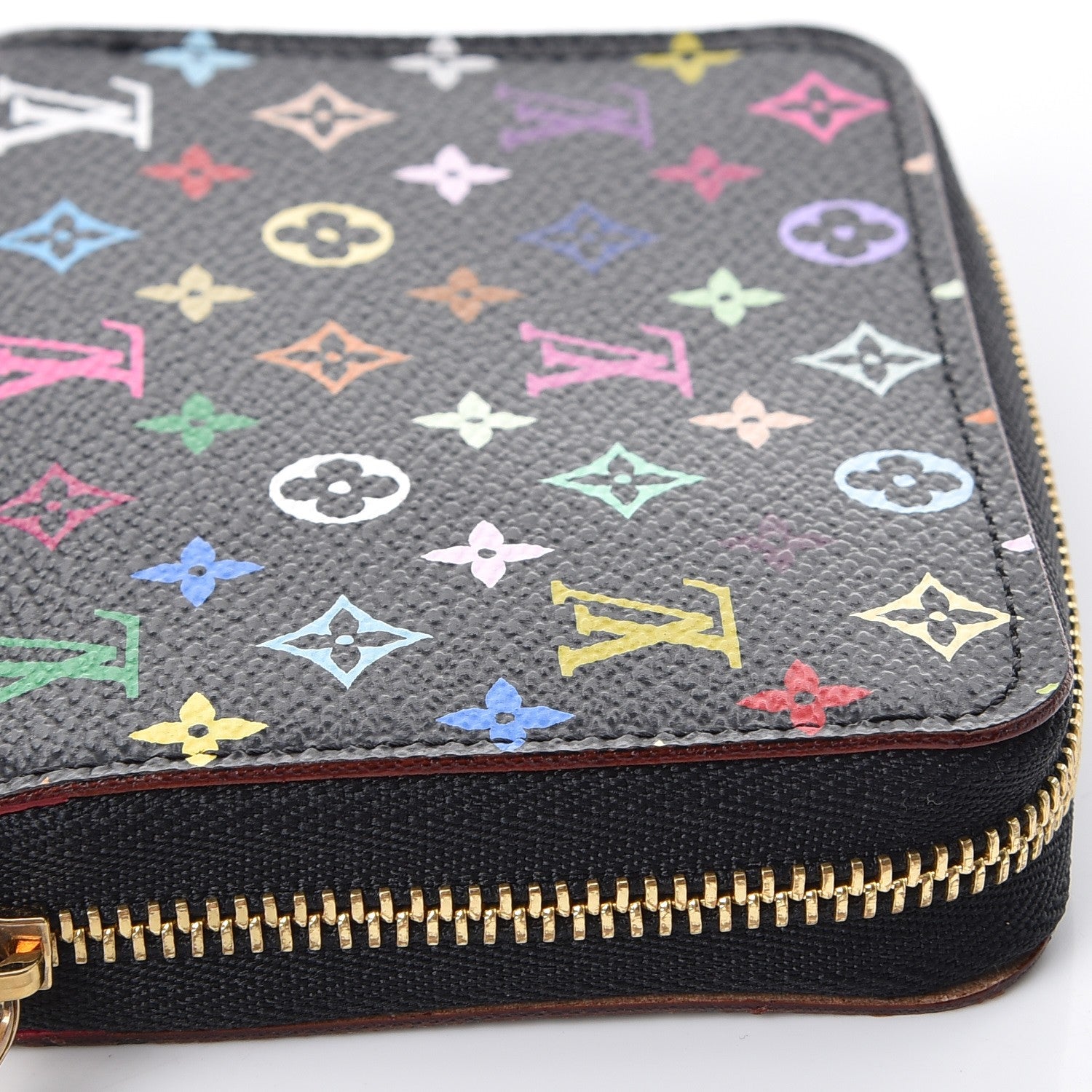 Louis Vuitton Monogram Multicolor Zippy Coin Purse Black Grenade 8 of 8