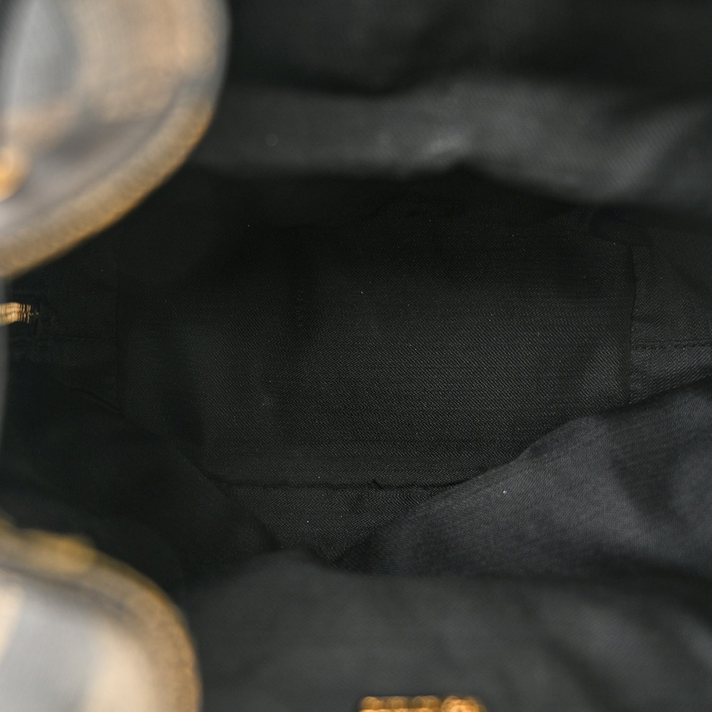 Coated Canvas Pequin Drawstring Backpack Tobacco