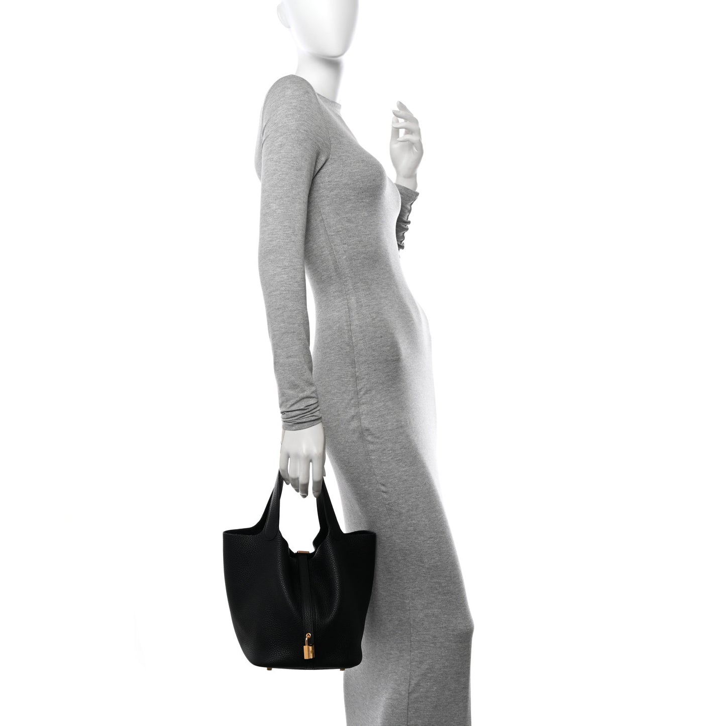 Taurillon Clemence Picotin Lock 22 MM Black