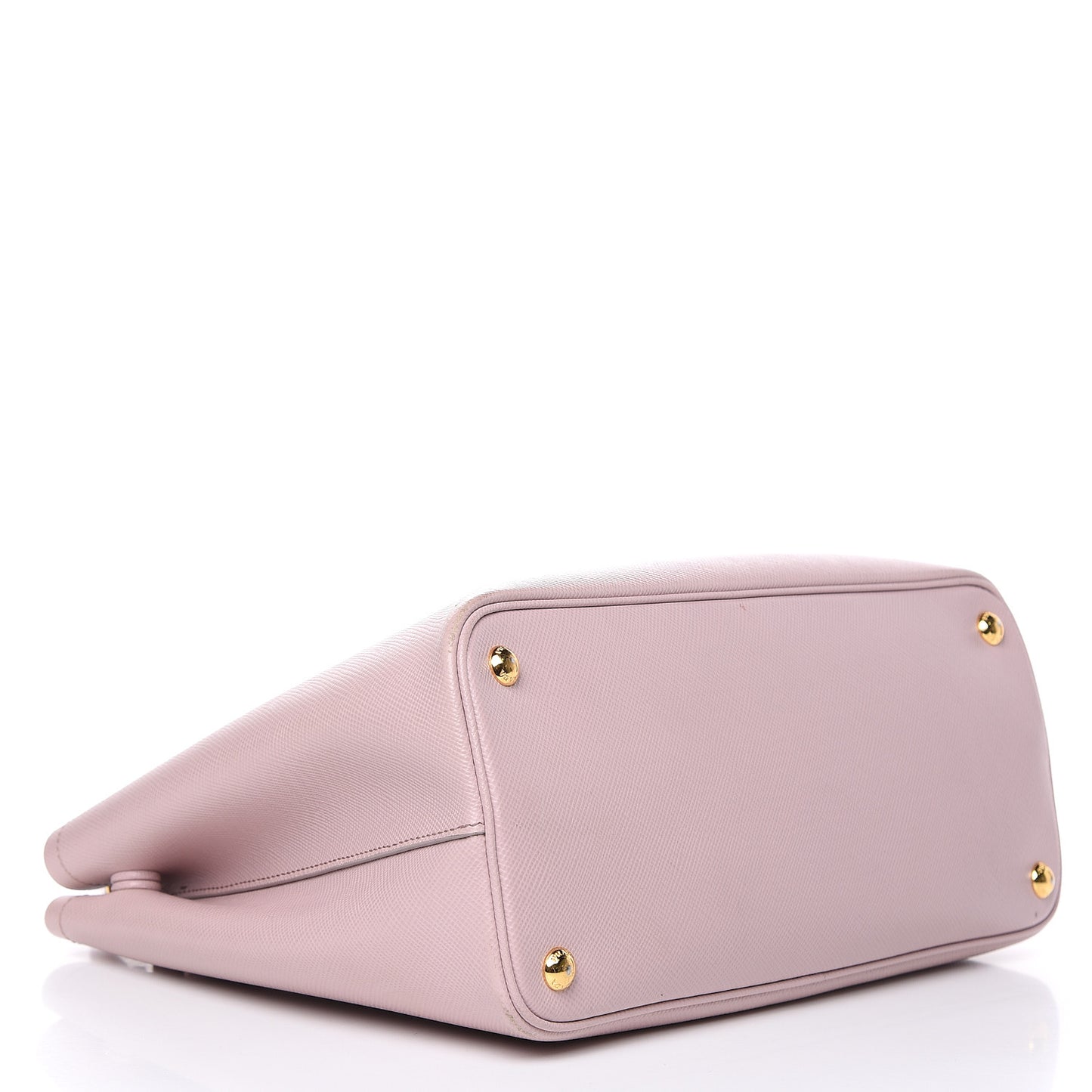 Saffiano Cuir Medium Double Bag Mughetto