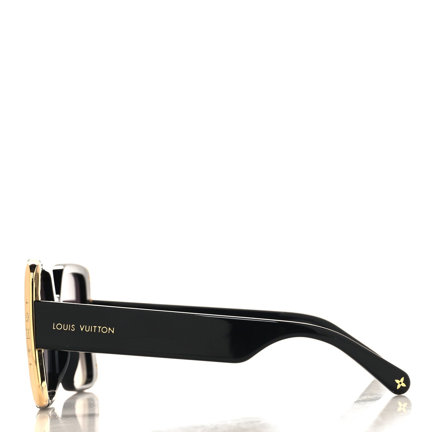 Louis Vuitton Acetate LV Moon Square Sunglasses Z1664W Black 3 of 8