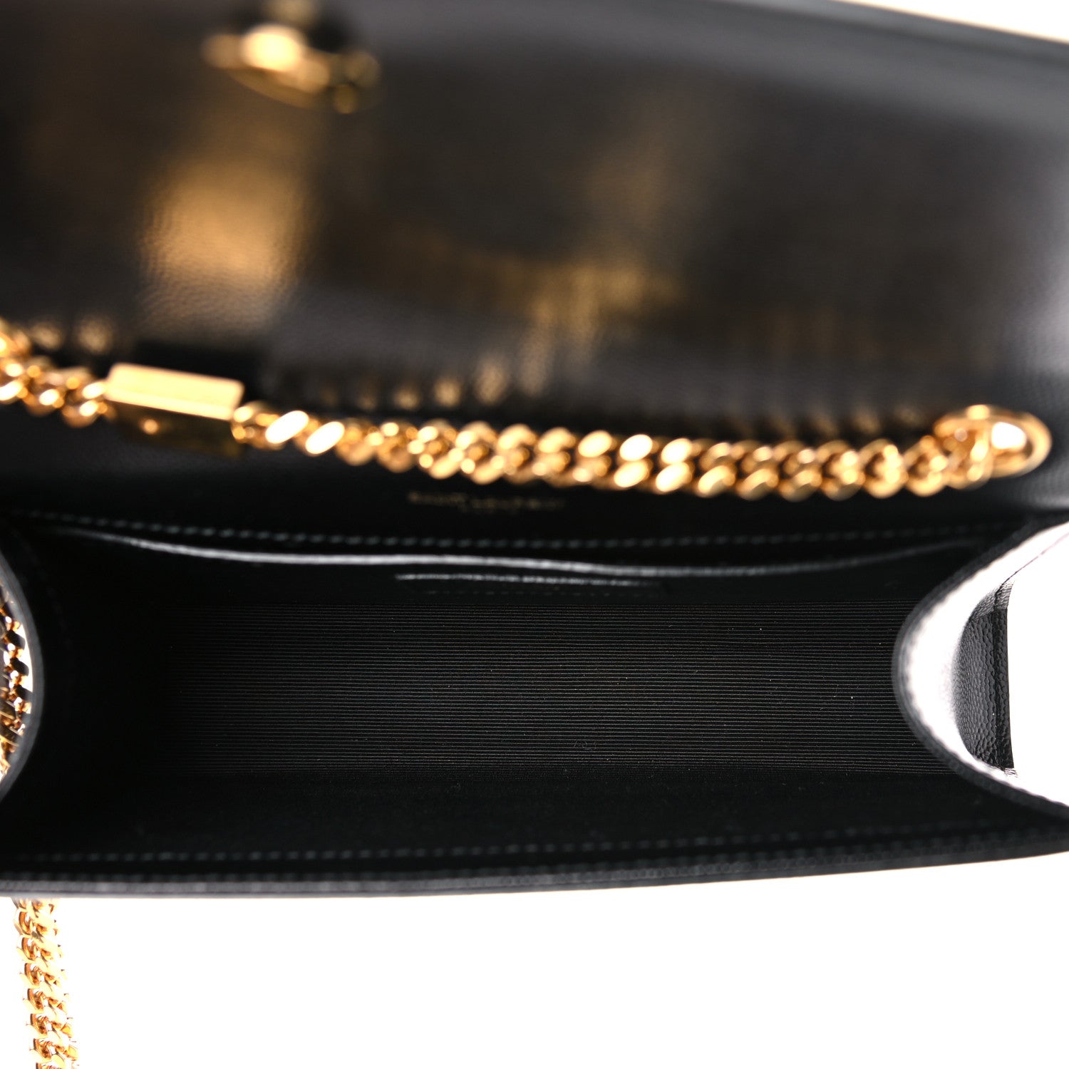 Saint Laurent Grain De Poudre Small Monogram Kate Satchel Black 5 of 10