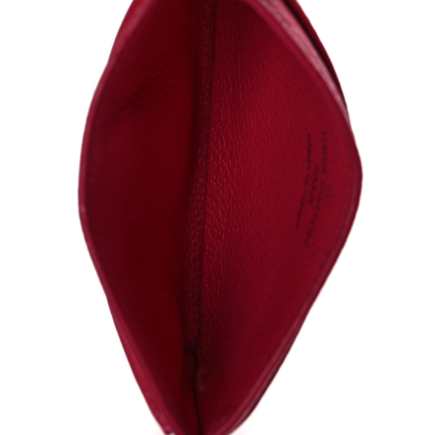 Louis Vuitton Calfskin Lockme Card Holder Hot Pink 5 of 6