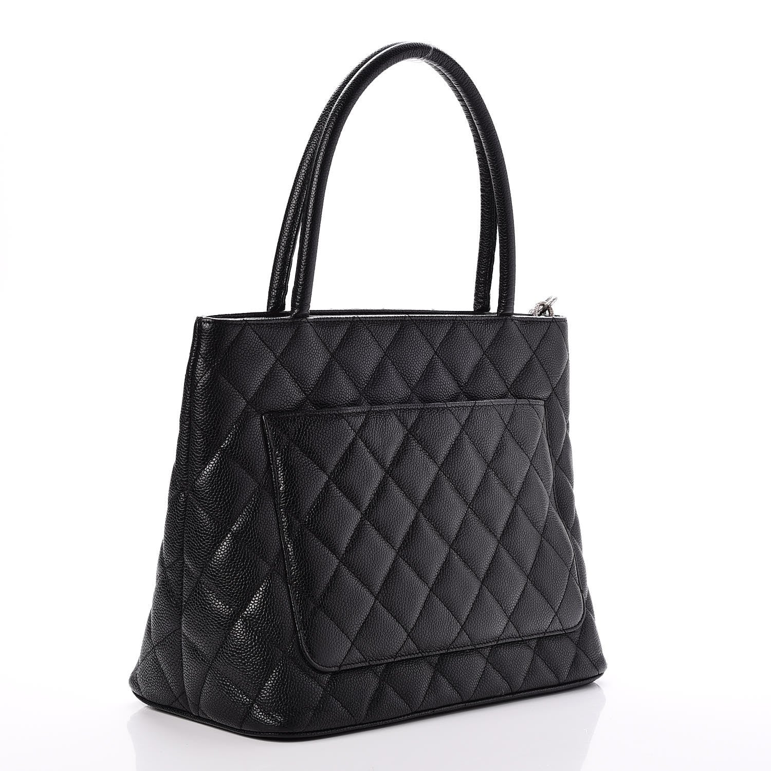 Chanel Caviar Medallion Tote Black 3 of 8