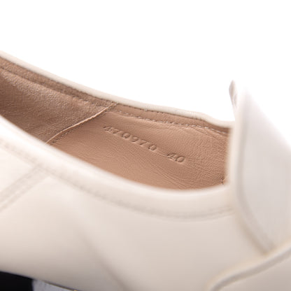 Gucci Malaga Kid Pearl Studded Vegas Platform Loafers 40 Mystic White 8 of 9