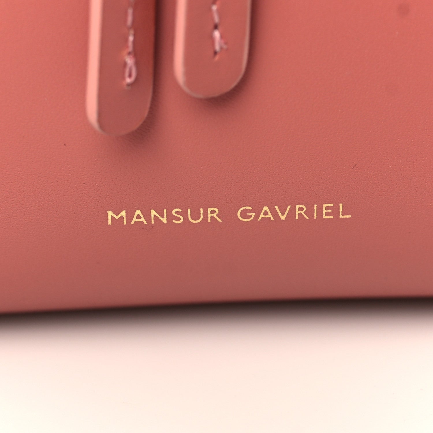 Mansur Gavriel Calfskin Mini Bucket Bag Blush 7 of 9