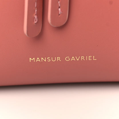 Mansur Gavriel Calfskin Mini Bucket Bag Blush 7 of 9