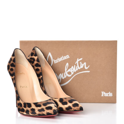 Christian Louboutin Crepe Satin Leo Pigalle Follies 100 Pumps 39 Brown 8 of 8