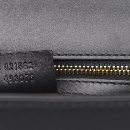 Gucci Calfskin Small Sylvie Shoulder Bag Black 7 of 10
