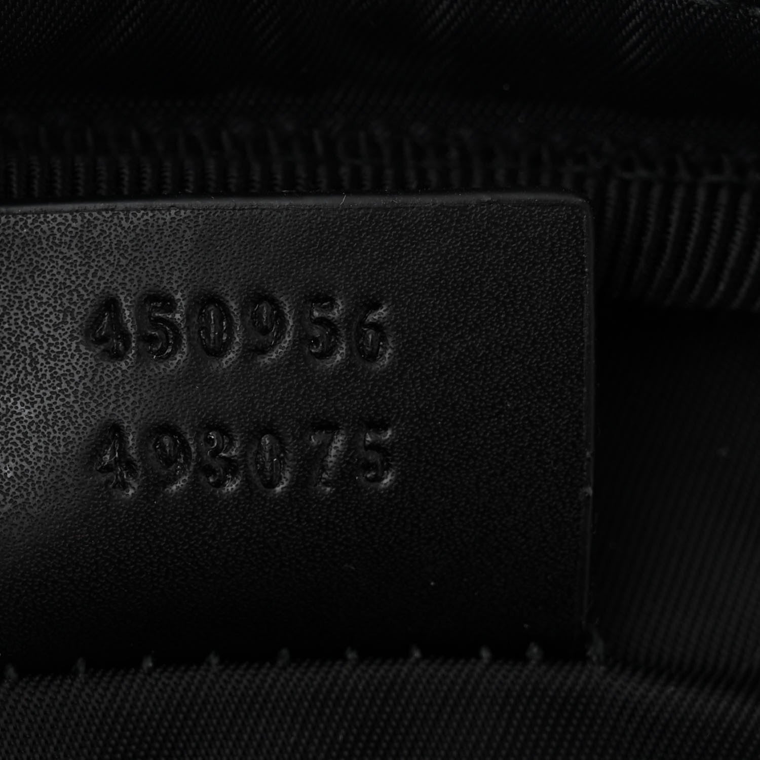 Gucci GG Supreme Monogram Web Belt Bag Black 8 of 13