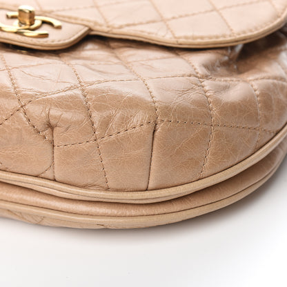 Chanel Glazed Calfskin Quilted Medium Bubble CC Flap Beige 8 of 12