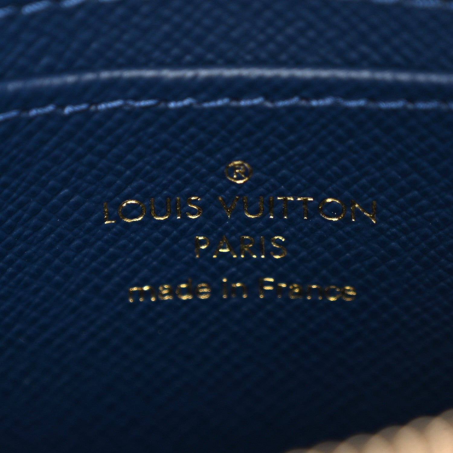 Louis Vuitton Denim Monogram Jacquard Zippy Coin Purse Bleu 6 of 7