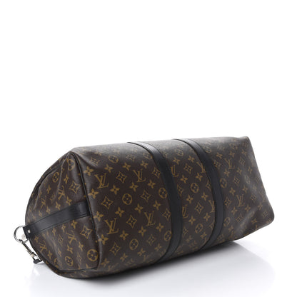 Louis Vuitton Monogram Macassar Keepall Bandouliere 45 3 of 10