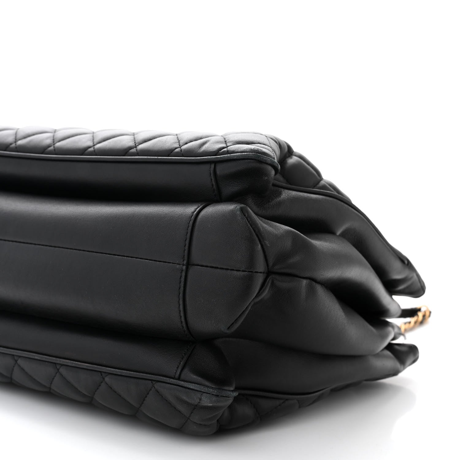 Chanel Lambskin Quilted Coco Vintage Tote Black 11 of 13