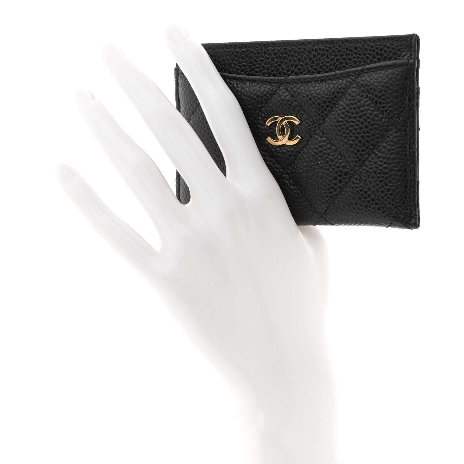 Chanel Caviar Quilted Card Holder Black 2 of 8