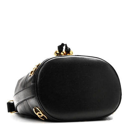 Chanel Lambskin CC Drawstring Shoulder Bag Black 5 of 11
