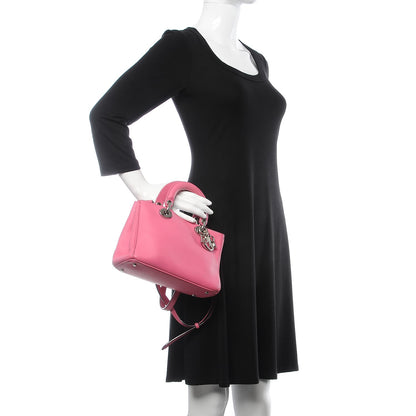 Christian Dior Calfskin Small Diorissimo Tote Pink 2 of 13