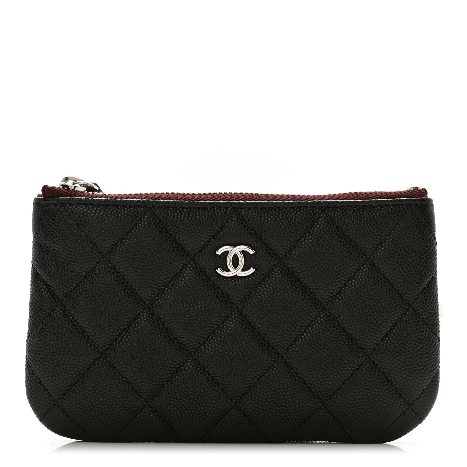 Chanel Caviar Quilted Small Cosmetic Case Black 1 of 7