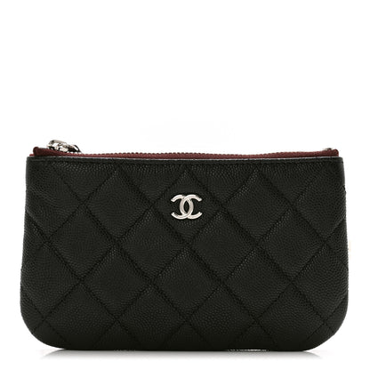 Chanel Caviar Quilted Small Cosmetic Case Black 1 of 7