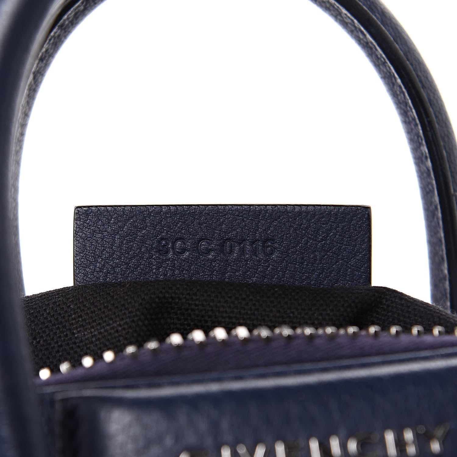 Givenchy Sugar Goatskin Mini Antigona Navy 7 of 15