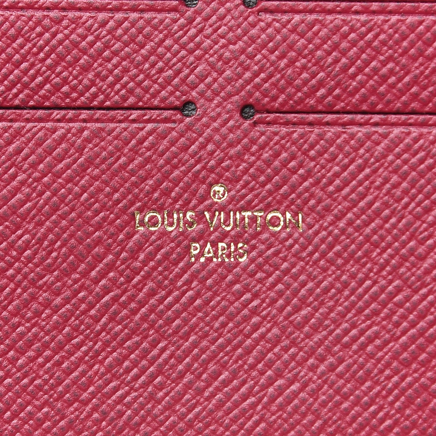 Monogram Pochette Felicie Chain Wallet Fuchsia