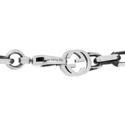Gucci Sterling Silver Interlocking GG Chain Necklace 5 of 6