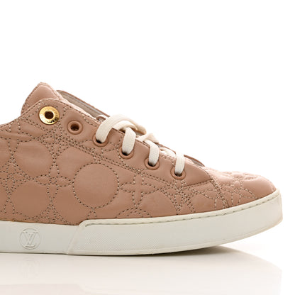 Louis Vuitton Calfskin Monogram Stellar Sneakers 37.5 Blush 9 of 12