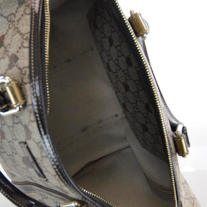 Gucci GG Plus Monogram Hearts Medium Joy Boston Dark Brown 7 of 9