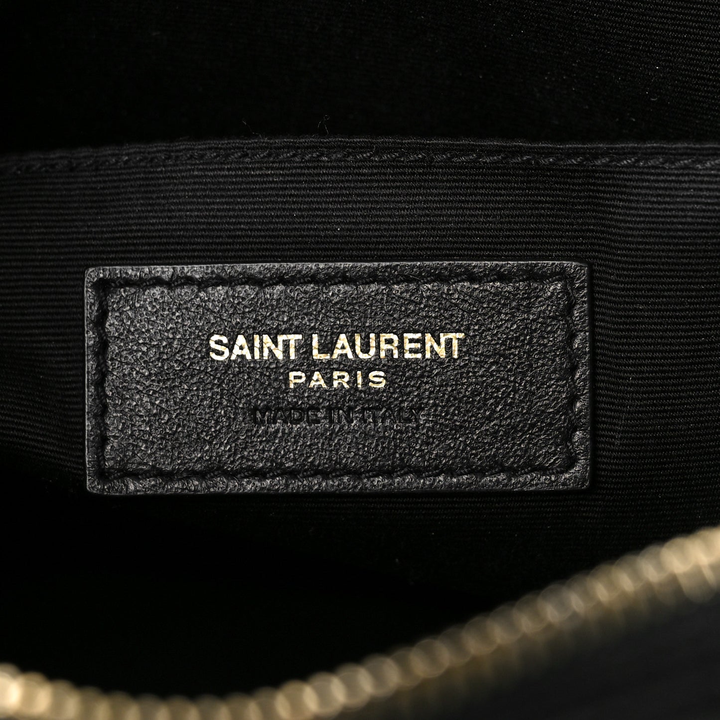 Calfskin Matelasse Monogram Lou Camera Bag Black