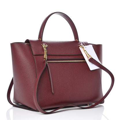 Celine Grained Calfskin Mini Belt Bag Light Burgundy 3 of 7