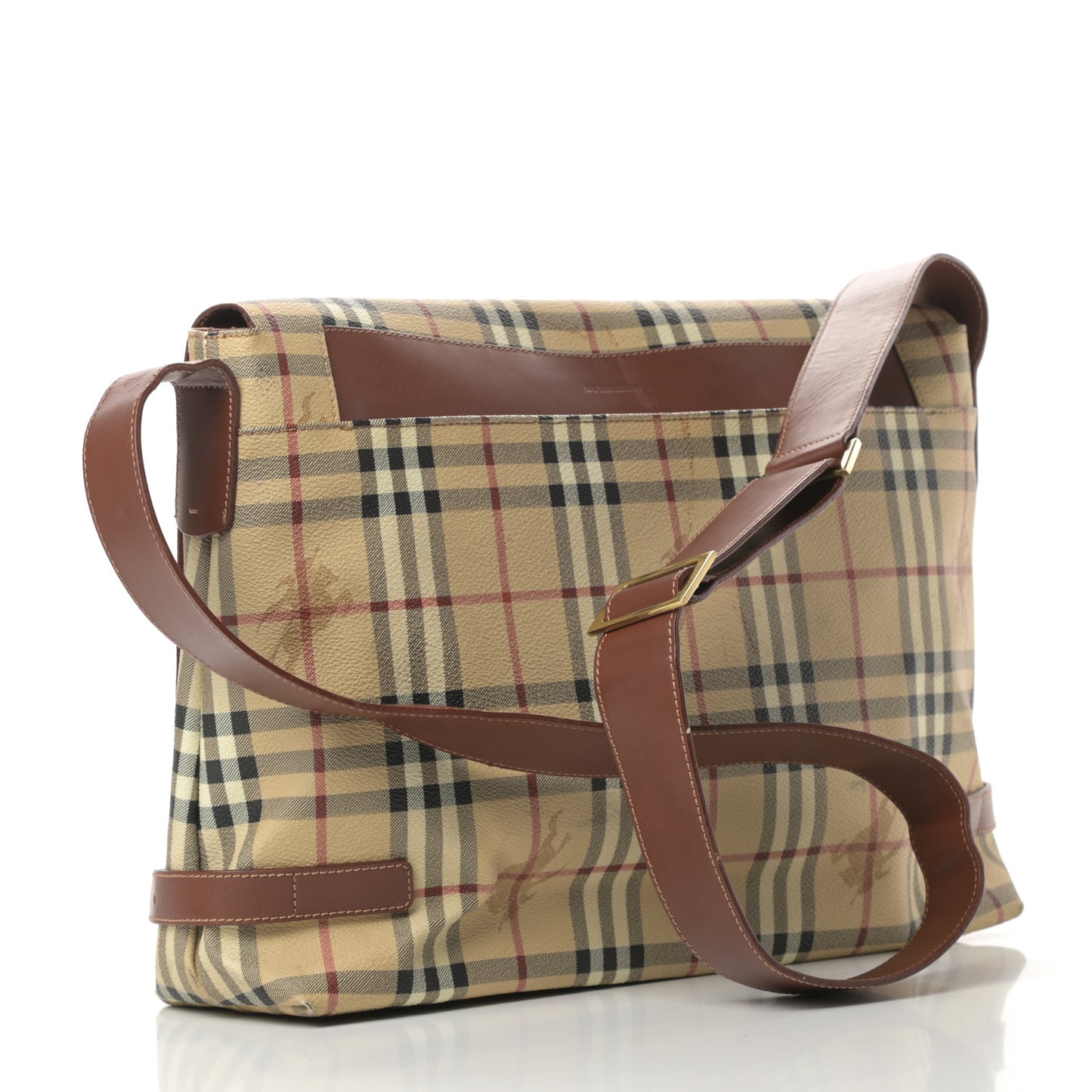 Haymarket Check Messenger Bag Brown