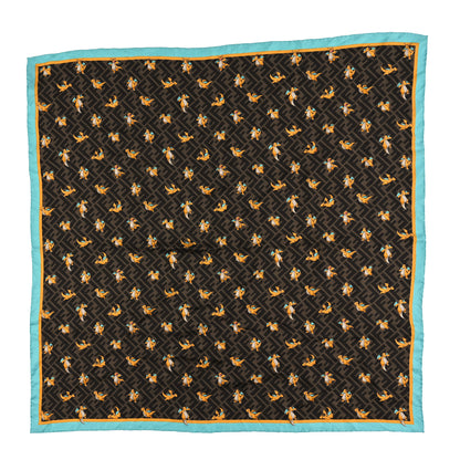 Fendi x FRGMT x POKÉMON Silk FF Square Scarf Multicolor 1 of 3