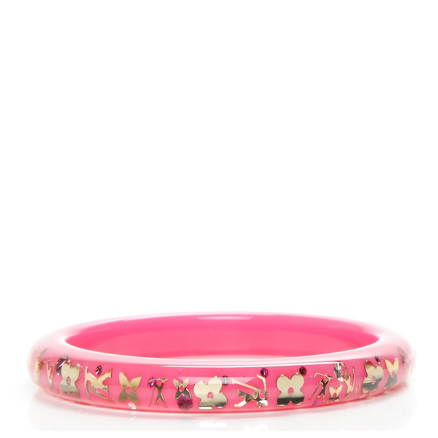 Resin Swarovski Medium Inclusion Bracelet PM Rose Pop