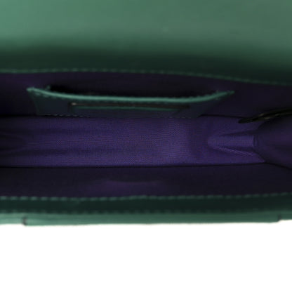 Bulgari Calfskin Small Serpenti Forever Snake Strap Crossbody Bag Emerald Green 6 of 11