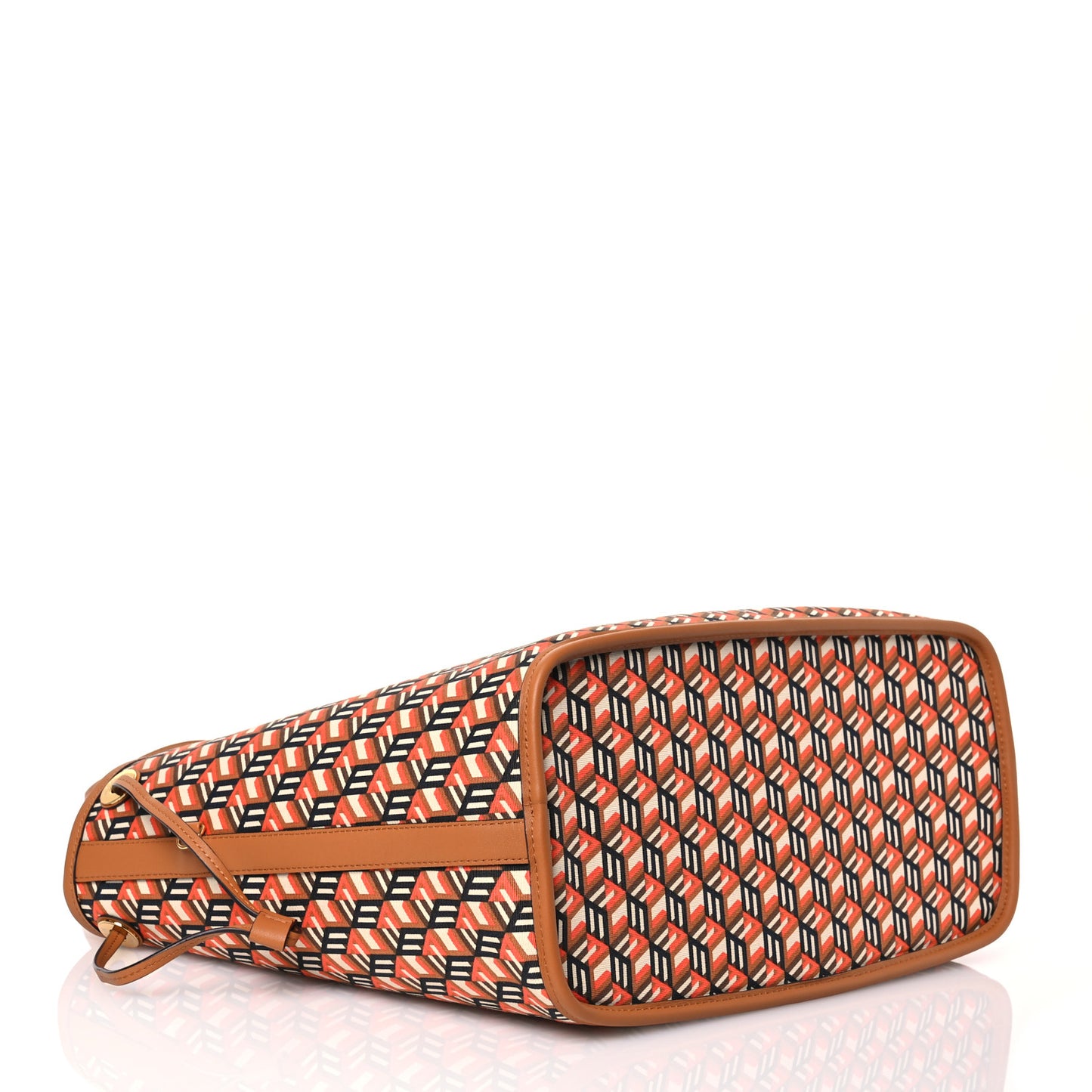 Visetos Medium Liz Reversible Shopper Tote Cognac
