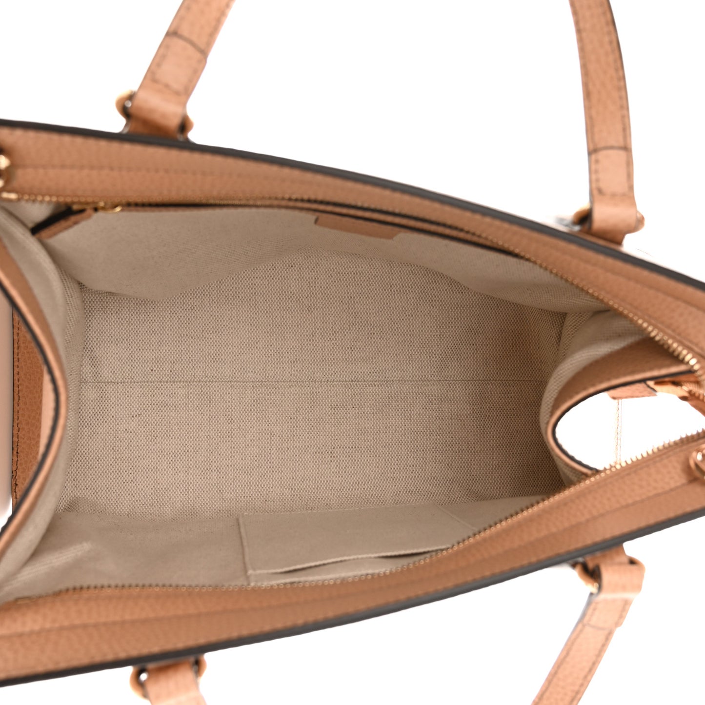 Dollar Calfskin Large Soho Top Handle Satchel Camelia