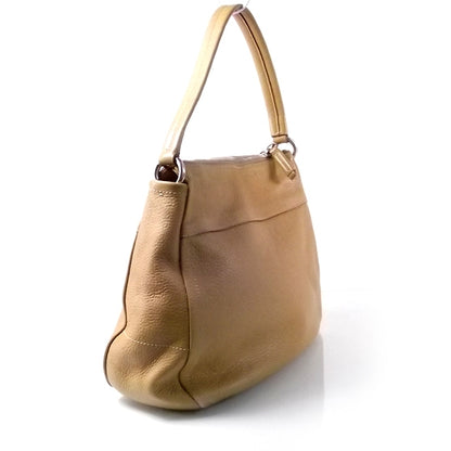 Prada Leather Semitracolla Shoulder Bag Tan 3 of 8