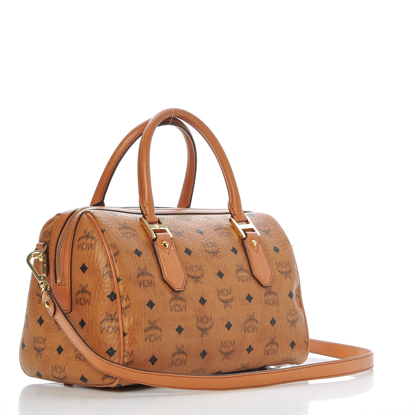 Visetos Essential Boston Bag Cognac